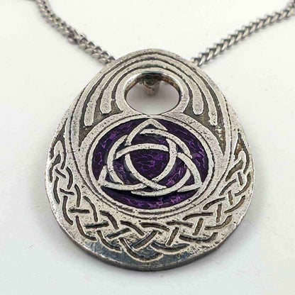 Triquetra oval Anhänger Schmuck Größe: 35x48mm