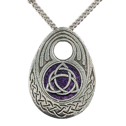 Triquetra oval Anhänger Schmuck Größe: 35x48mm