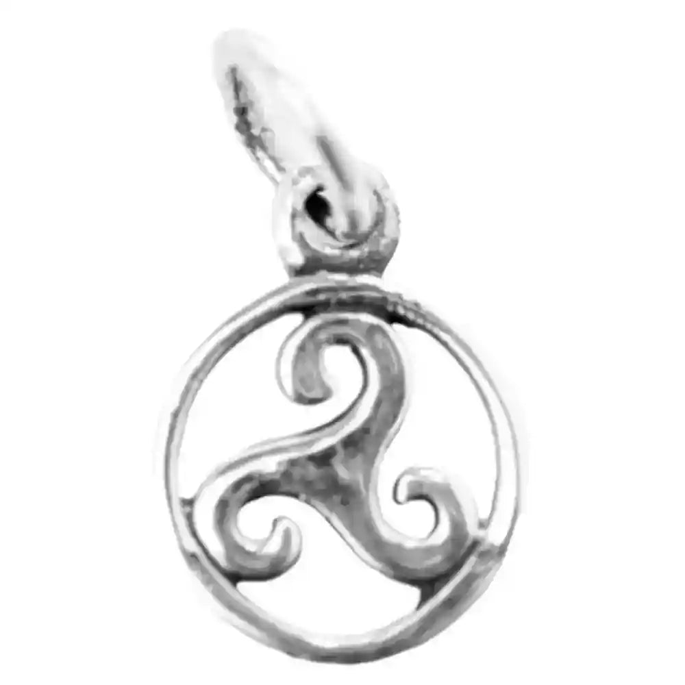 Triskel Schmuck Anhänger 925er Silber