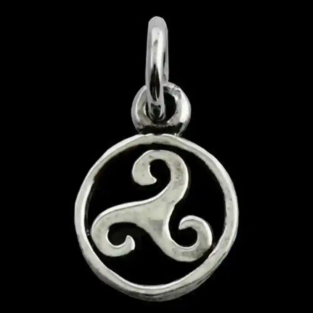 Triskel Schmuck Anhänger 925er Silber