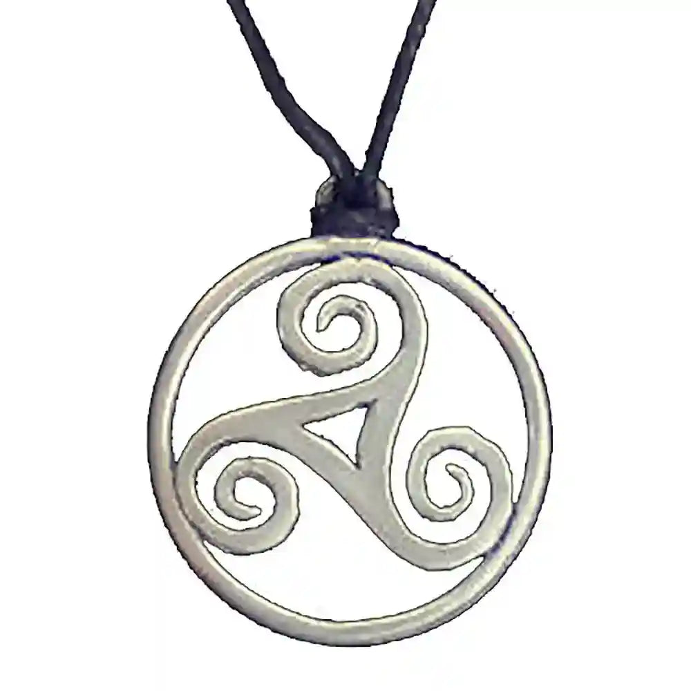 Triskele aus Zinn Anhänger Schmuck - Triskel - Durchmesser 24mm