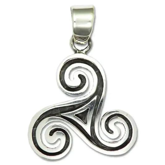 Triskele Schmuck Anhänger 925er Silber - Triskel - 34x34 mm - Firma Holzenplotz - Silberketten - Goldketten.de