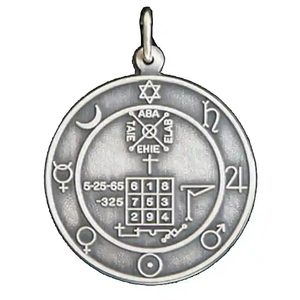 Universalamulett Schmuck Anhänger versilbert Durchmesser: 30mm