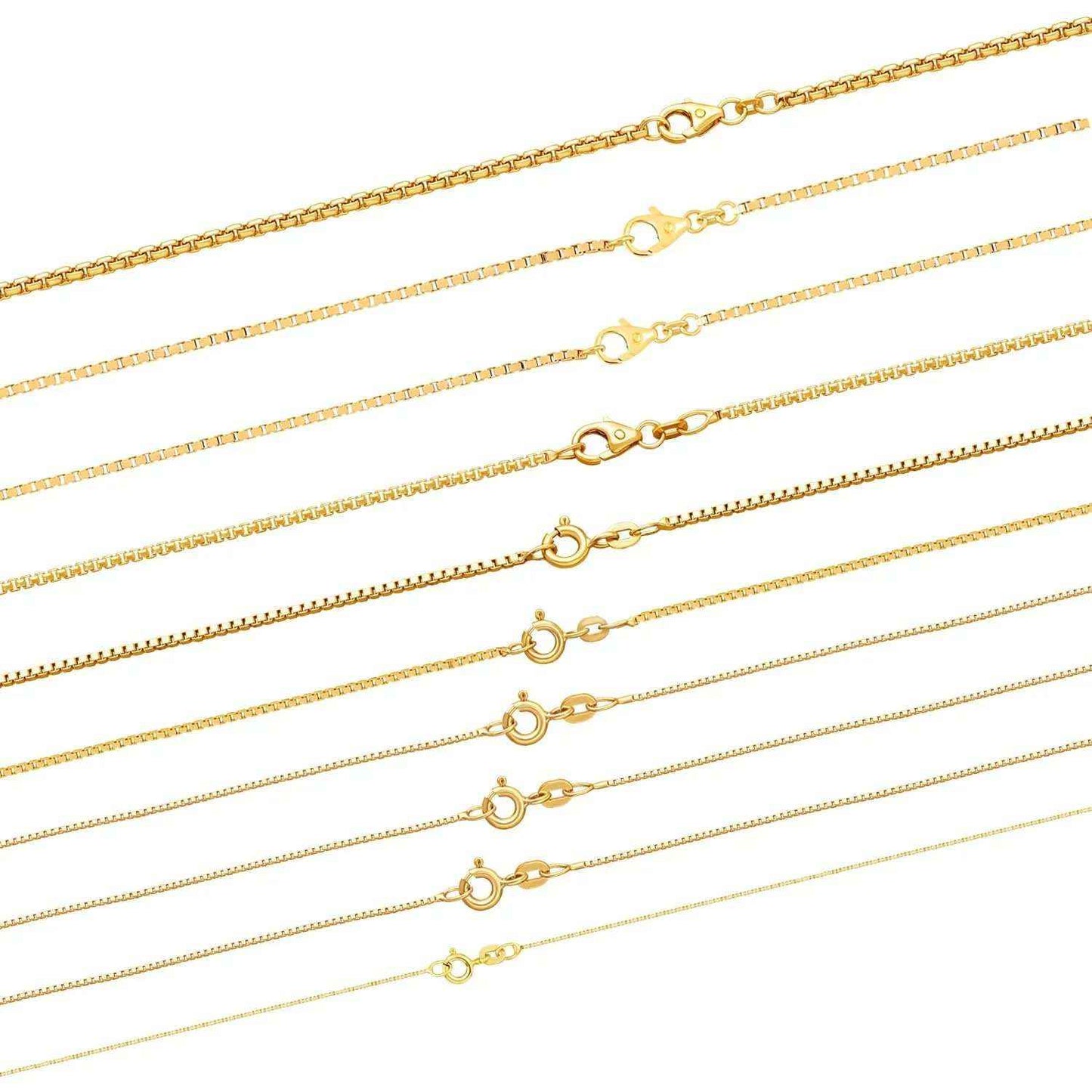 Venezianerkette Halskette  333 - 8 Karat Gold Auswahl