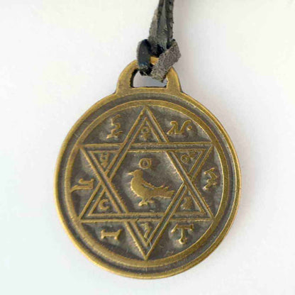 Venus Pentagramm Anhänger Schmuck - Fünfstern - 25x30mm mit Halsband - Firma Holzenplotz - Silberketten-Goldketten.de 