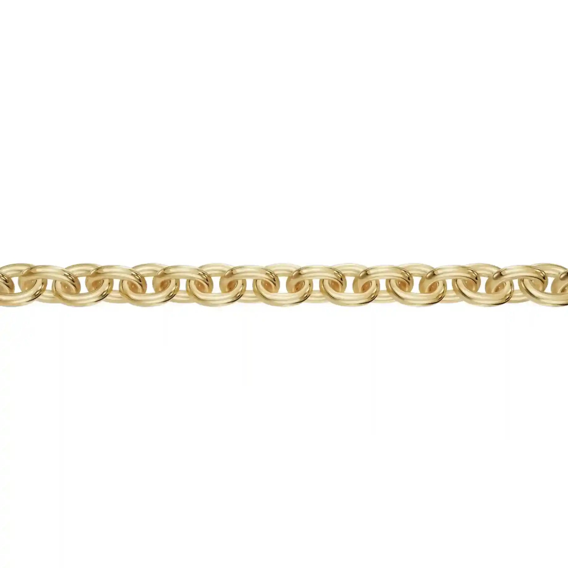 Vergoldete Ankerkette rund Halskette 1,5 mm 925 Silber 1µ vergoldet - Firma Holzenplotz - Silberketten-Goldketten.de 