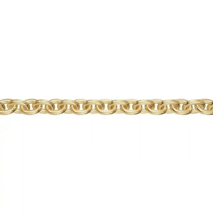Vergoldete Ankerkette rund Halskette 1,5 mm 925 Silber 1µ vergoldet - Firma Holzenplotz - Silberketten-Goldketten.de 