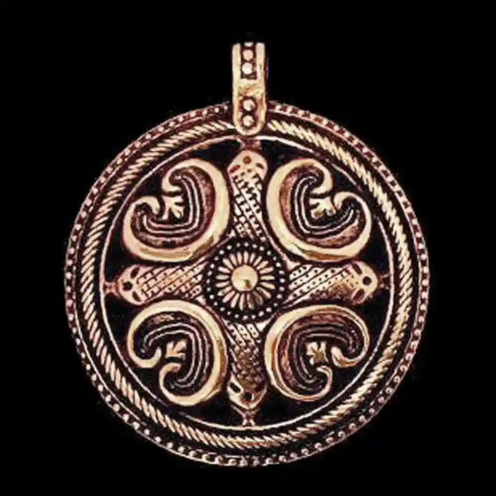 Viking 4 Elemente Wikinger Bronze Anhänger Schmuck 49x43mm