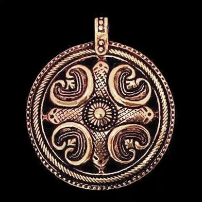 Viking 4 Elemente Wikinger Bronze Anhänger Schmuck 49x43mm
