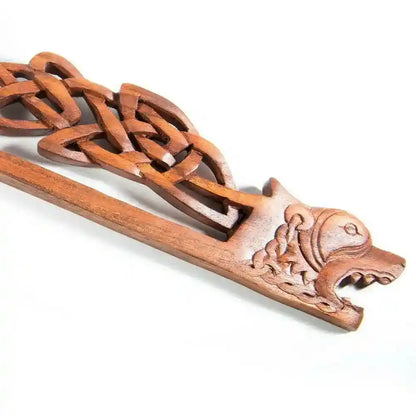 Wandschmuck keltische Wächter Hunde handgemacht handmade celtic Kelten Holz Deko