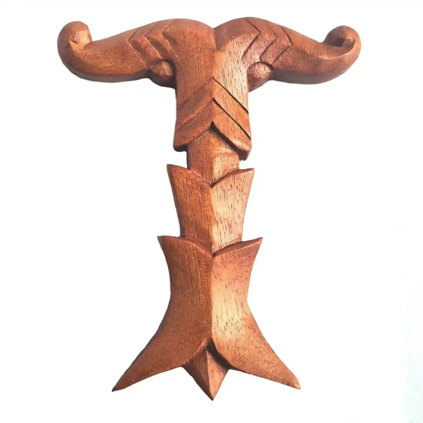 Wandschmuck Kleine Irminsul Wikinger Viking Holz Handarbeit 17 cm × 14 cm