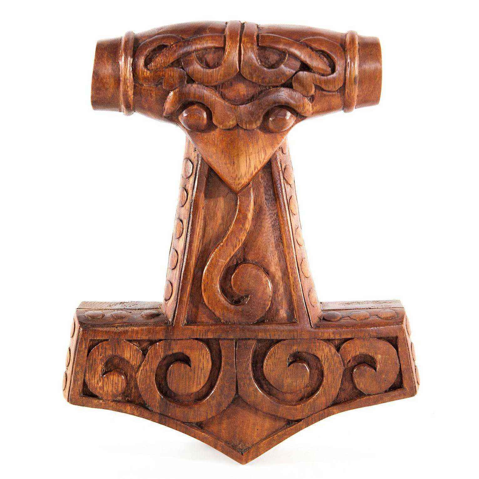 Wandschmuck Schonenhammer aus Holz Wanddekoration geschnitztes Ornament Holzbild