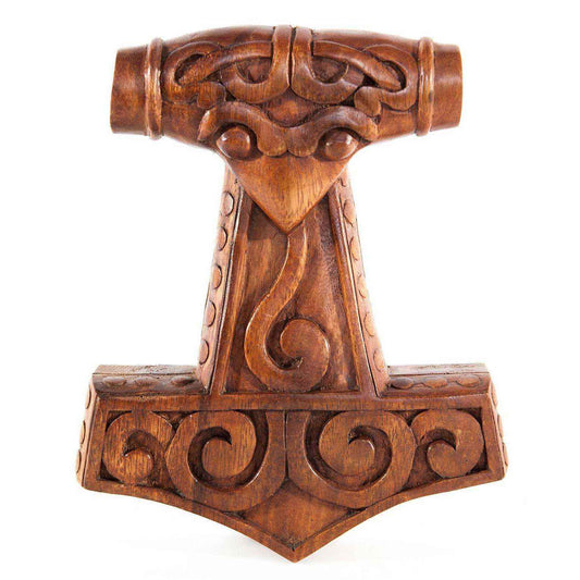 Wandschmuck Schonenhammer aus Holz Wanddekoration geschnitztes Ornament Holzbild