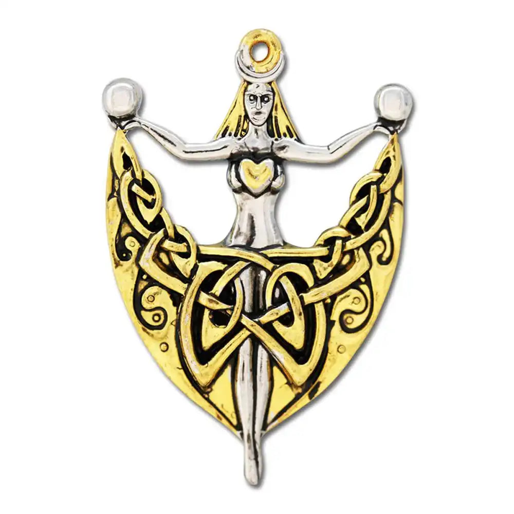 Weisheit der Danu Mythische Kelten Knoten Pentagramm Schmuck Anhänger - Firma Holzenplotz - Silberketten - Goldketten.de