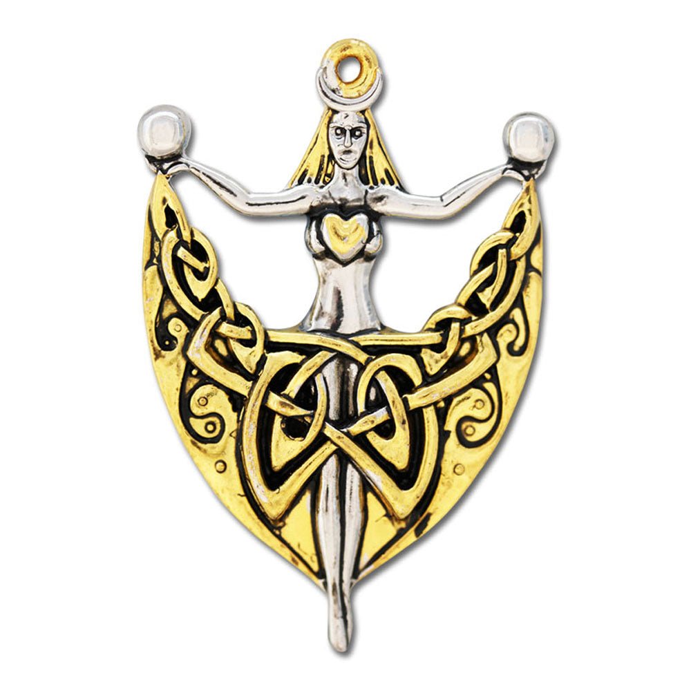 Weisheit der Danu Mythische Kelten Knoten Pentagramm Schmuck Anhänger - Firma Holzenplotz - Silberketten - Goldketten.de