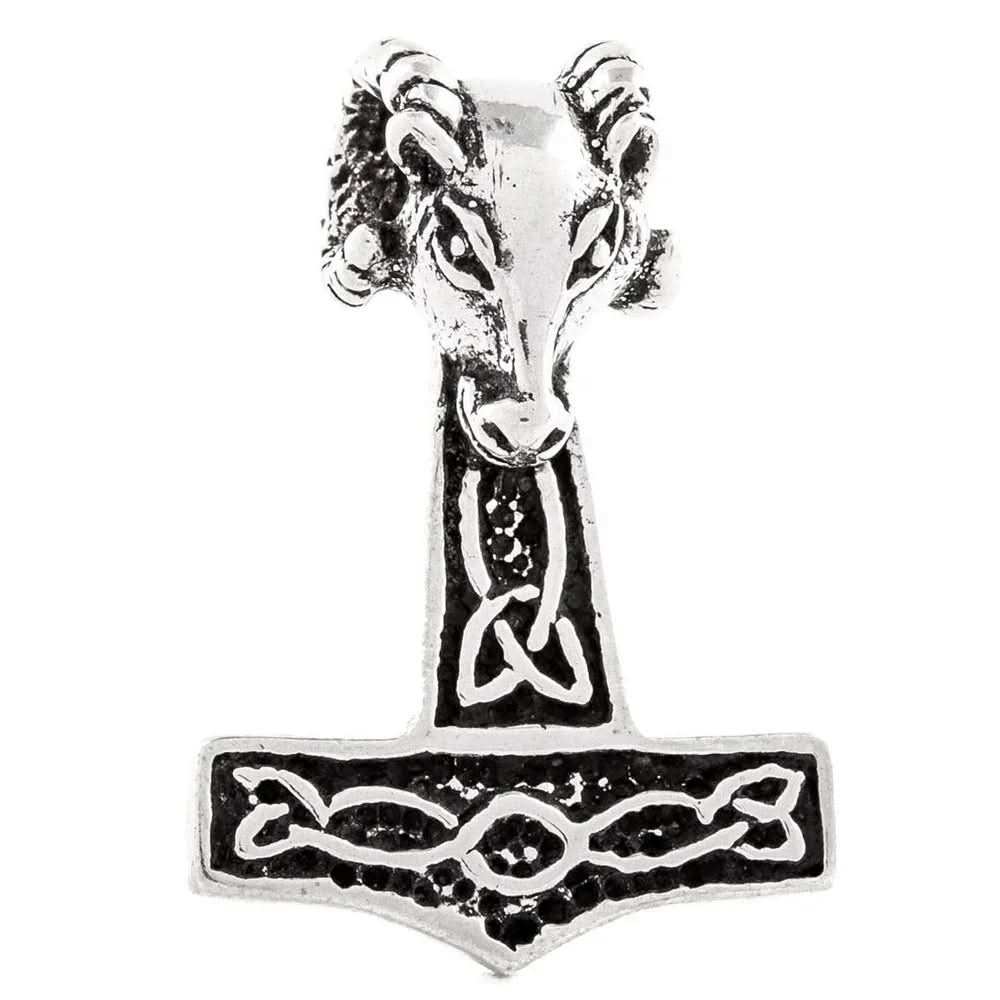 Widderhammer mittel Schmuck Anhänger 925er Silber 17x26mm - Firma Holzenplotz - Silberketten - Goldketten.de