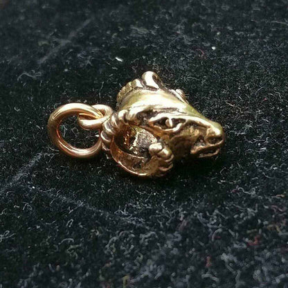 Widderkopf Anhänger Bronze Anhänger Schmuck - Sonstige Tiere - 10x20mm