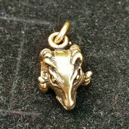 Widderkopf Anhänger Bronze Anhänger Schmuck - Sonstige Tiere - 10x20mm