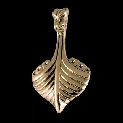 Wikingerschiff Anhänger Schmuck Bronze - Wikinger - 21x37 mm