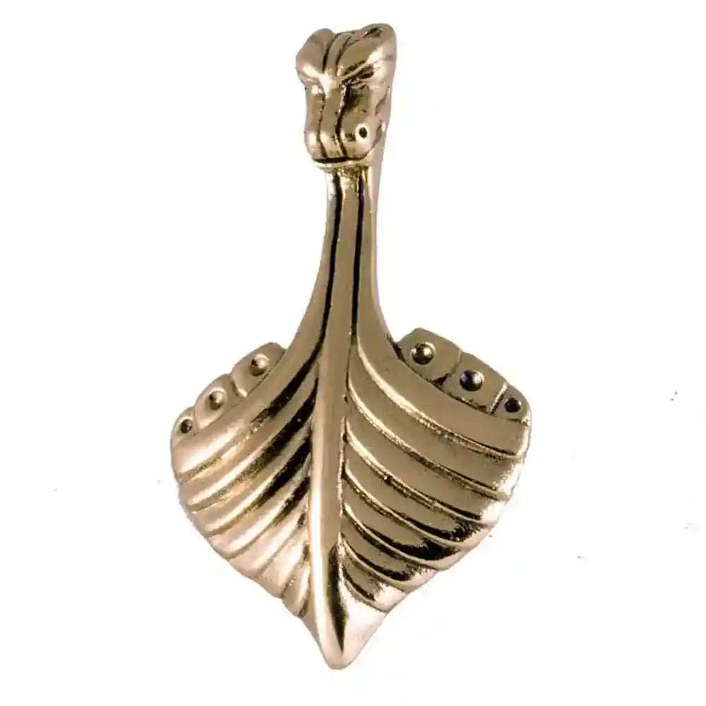 Wikingerschiff Anhänger Schmuck Bronze - Wikinger - 21x37 mm