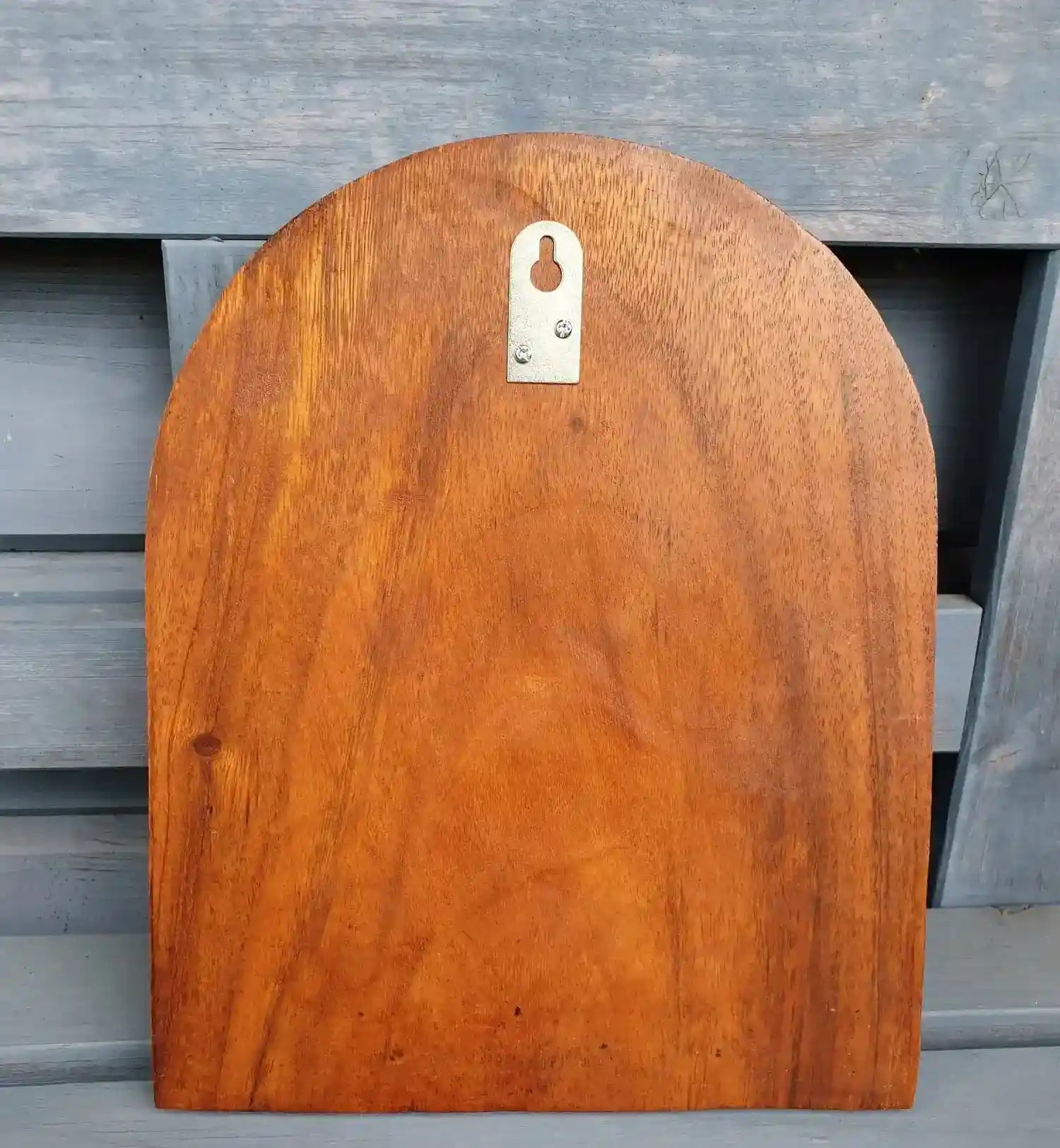 Wolfs Wanddeko mit Geri und Freki - Wikinger Kunst - Handarbeit aus Holz 30 cm