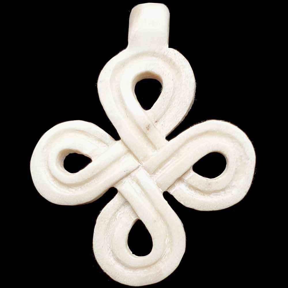 Wotanknoten Anhänger Schmuck Elchhorn Horn keltischer Knoten