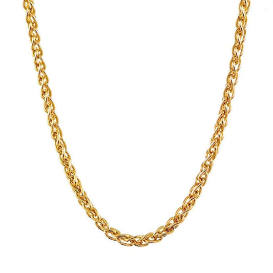 1,3 mm 333 - 8 Karat Gold Halskette Zopfkette massiv Gold hochwertige Goldkette  - Länge nach Wahl