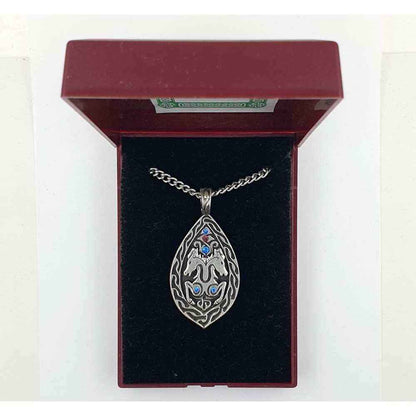 Zweifaches Sachsen Pferd Anhänger Schmuck - Pferd - 45x23mm