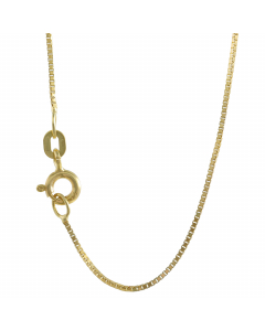 0,7 mm 585 - 14 Karat Gold Halskette Venezianerkette massiv Gold hochwertige Goldkette  - Länge nach Wahl