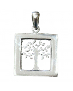 24.95 Baum im Rahmen Schmuck Anhänger 925er Silber 935-Si16 SIGO2023