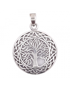 29.95 Baum Schmuck Anhänger keltischer Knoten 925er Silber 27 mm Durchmesser 902-AHSS-144 SIGO2023