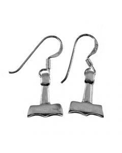 21.95 Ohrhänger Thorhammer - Wikinger - 15x13mm 949-VE4-Wikinger Ohrhänger aus Silber