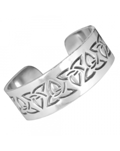 16.95 Armreif Keltischer Knoten Zinn Schmuck breit 933-YZB003 Armschmuck für Damen