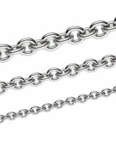 95.95 Silberkette Ankerkette Breite 6,2mm - 925 Silber 907-A-62-SET-ANKER-SILBER Alle Halsketten aus Silber