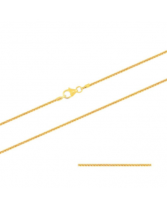 616.95 Goldkette Zopfkette Breite 1,3mm - 750-18 Karat Gold 907.P007.28003- SET Goldketten