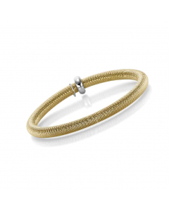 5 mm 585 - 14 Karat Gold Armband elastisch Armkette massiv Gold hochwertiger Armschmuck