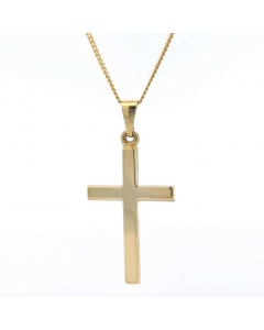 164.95 Anhänger Kreuz mit massiver Goldkette 1,1 mm 333-8 Karat Gold 904-AN82903-333-11-PL Goldketten