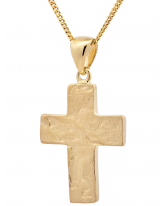 381.95 Anhänger Kreuz mit massiver Goldkette 1,1 mm 333-8 Karat Gold 904-KR126658-333-11-PL Goldketten