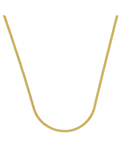 74.95 Goldkette Panzerkette Länge 36cm - Breite 0,8mm - 333-8 Karat Gold 907-PG-333-08-36-EAG2 Damenketten 333 - 8 Karat Gold