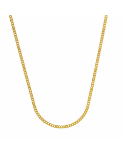 203.95 Goldkette Panzerkette Länge 55cm - Breite 1,2mm - 333-8 Karat Gold 907-PG-333-12-55-EAG2 Damenketten 333 - 8 Karat Gold