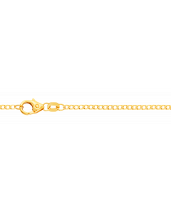 204.95 Goldkette Panzerkette Länge 45cm - Breite 2,0mm - 333-8 Karat Gold 907.P003.37055.13.45.0.EAG2 Damenketten 333 - 8 Karat Gold
