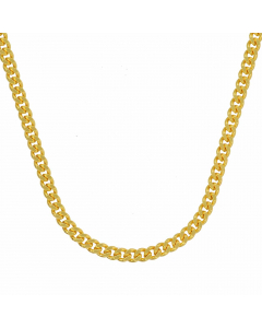363.95 Goldkette Panzerkette Länge 40cm - Breite 2,1mm - 333-8 Karat Gold 907-PG-333-21-40-EAG2 Damenketten 333 - 8 Karat Gold