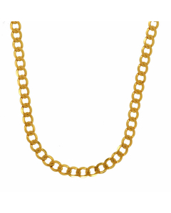 655.95 Goldkette Panzerkette Länge 55cm - Breite 2,6mm - 585-14 Karat Gold 907-PG-585-26-556-EAG2 Damenketten 585 - 14 karat Gold