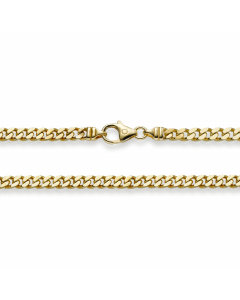 3340.95 Goldkette Panzerkette Länge 45cm - Breite 4,0mm - 585-14 Karat Gold 998.131.00003.1.45-KS2 Damenketten 585 - 14 karat Gold