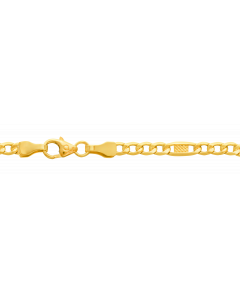 361.95 Goldkette Panzerkette Länge 50cm - Breite 3,5mm - 333-8 Karat Gold 907.P003.25.417.14.50.0.BIL2 Damenketten 333 - 8 Karat Gold
