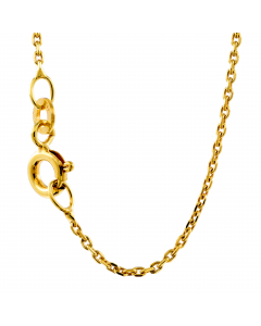 144.95 Ankerkette diamantiert Länge 42cm - Breite 1,2mm - 333-8 Karat Gold 907-ADG-333-12-42-BR-EAG2 Damenketten 333 - 8 Karat Gold