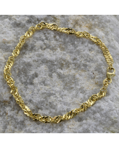 289.95 Goldkette Singapurkette Länge 19cm - Breite 3,4mm - 333-8 Karat Gold 907.P003.4960.23.19.0.EABK Armschmuck