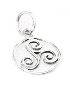 10.95 Triskel klein Schmuck Anhänger 925er Silber - Triskel - ? 13mm 900-AC29-Triskel Triskel Anhänger aus Silber