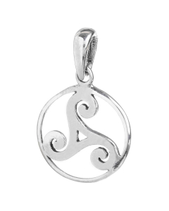 12.95 Keltische Triskele Schmuck Anhänger 925er Silber - Triskel - ? 16mm 900-AC37 Triskel Anhänger aus Silber