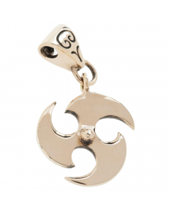 13.95 Triskel Bronze Anhänger Schmuck 35x20mm 900-ACB503-Triskel Triskel Anhänger